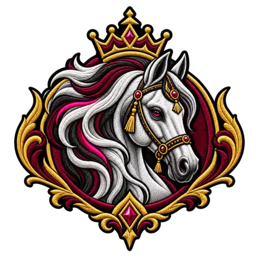 Royal Arabian horse badge